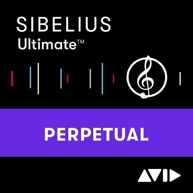 Logiciel de partition AVID Sibelius Ultimate Perpetual with 1Y Updates and Support (Produit numérique)