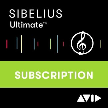 Notation Software AVID Sibelius Ultimate 1Y Subscription - EDU (Digital product) - 1