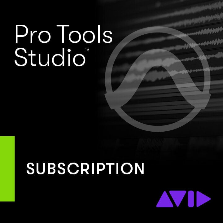 DAW Recording Software AVID Pro Tools Studio Annual New Subscription (Digital product)