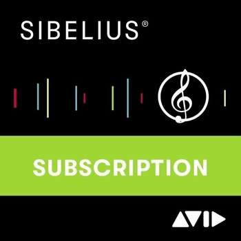 Software til scoring AVID Sibelius 1Y Subscription (Digitalt produkt) - 1