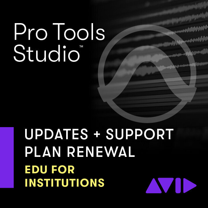 Uppdateringar och uppgraderingar AVID Pro Tools Studio Perpetual Annual Updates+Support - EDU Institution (Renewal) (Digital produkt)