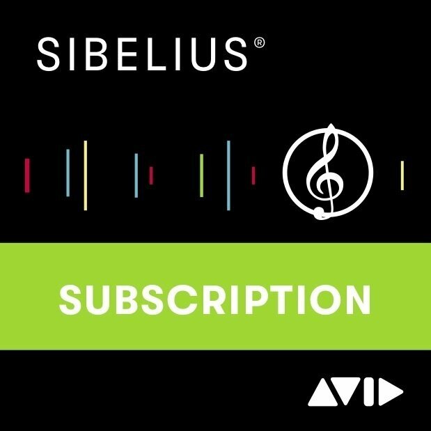 Päivitykset AVID Sibelius Artist 1Y Software Updates+Support (Digitaalinen tuote)