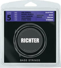 Bass guitar strings Richter Ion Coated Electric Bass 5 Strings - 045-130 Bass guitar strings