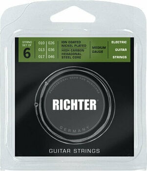 Strenge til E-guitar Richter Ion Coated Electric Guitar Strings - 010-046 - 1