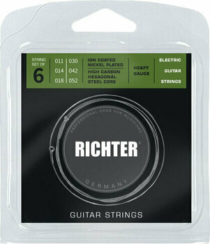 Cordes pour guitares électriques Richter Ion Coated Electric Guitar Strings - 011-052 - 1