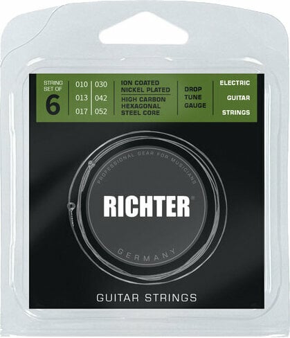 Struny pro elektrickou kytaru Richter Ion Coated Electric Guitar Strings - 010-052