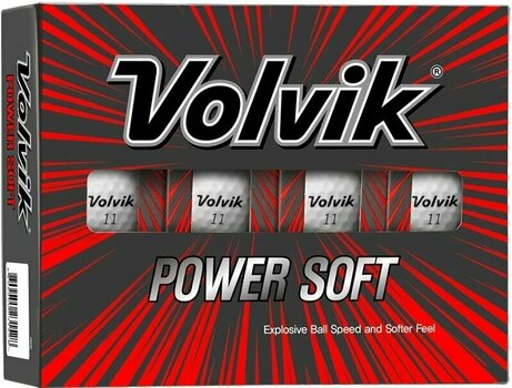 Golf žogice Volvik Power Soft White - 1