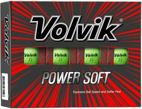 Piłka golfowa Volvik Power Soft Green - 1