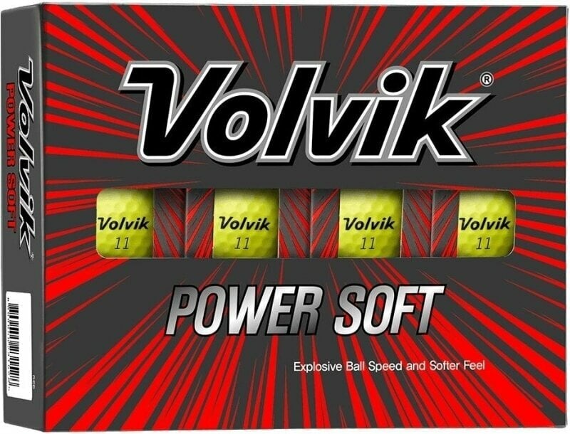 Golfový míček Volvik Power Soft Yellow