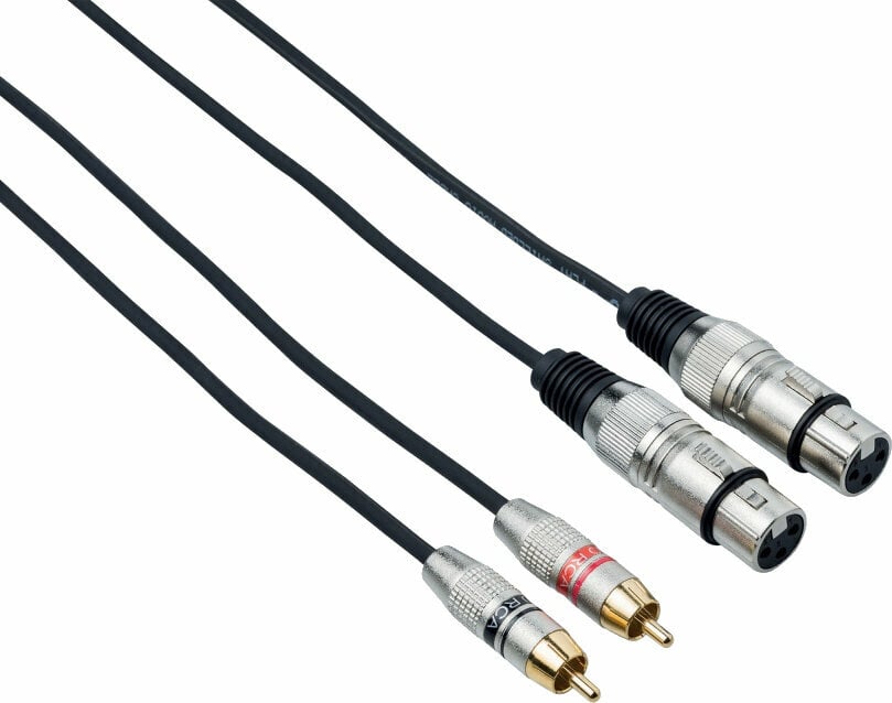 Audio kábel Bespeco RCF150 1,5 m Audio kábel