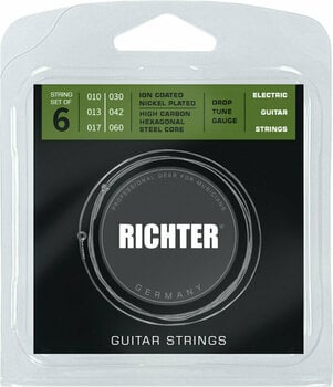 Cordes pour guitares électriques Richter Ion Coated Electric Guitar Strings - 010-060 - 1