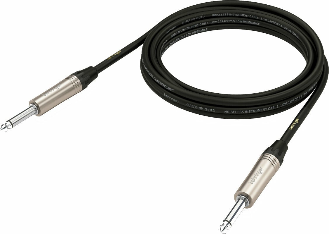 Kabel instrumentalny Behringer GIC-300 Czarny 3 m Równy