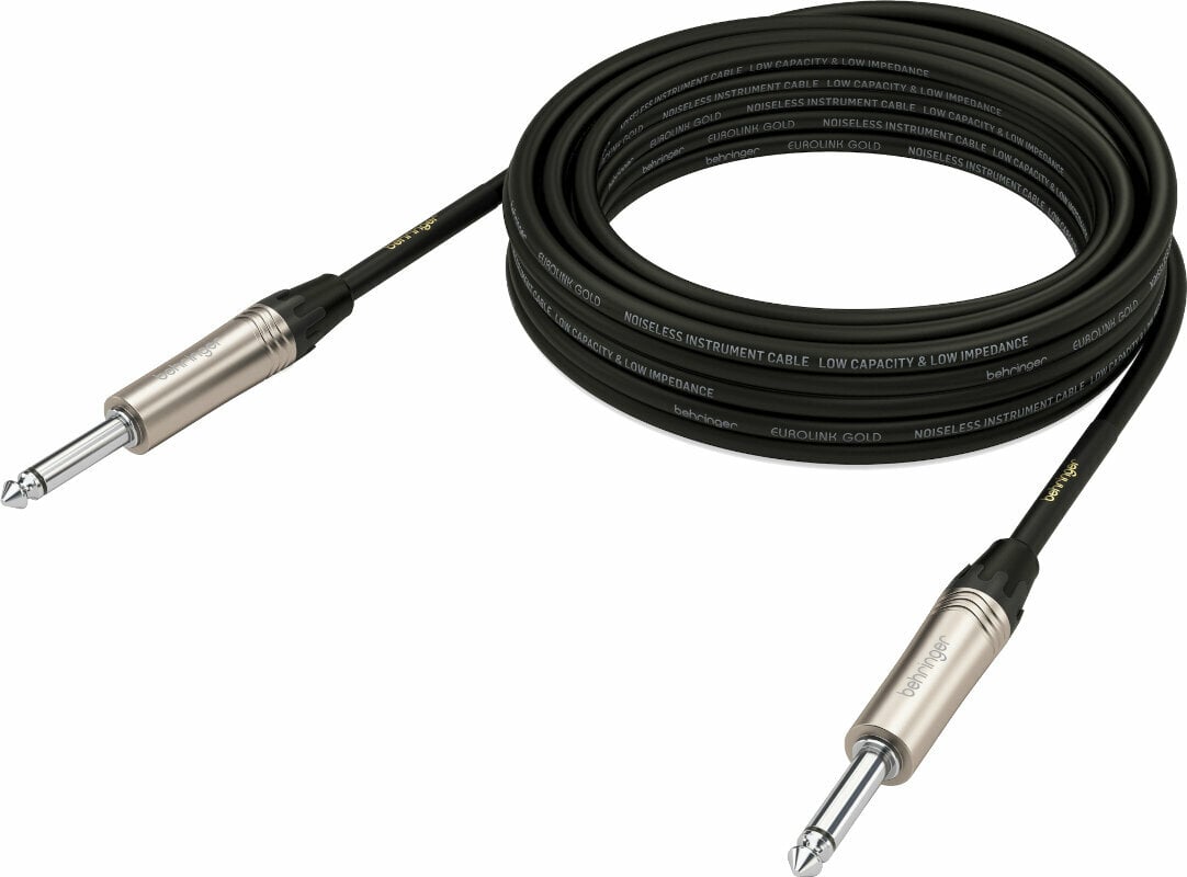 Câble pour instrument Behringer GIC-600 Noir 6 m Droit