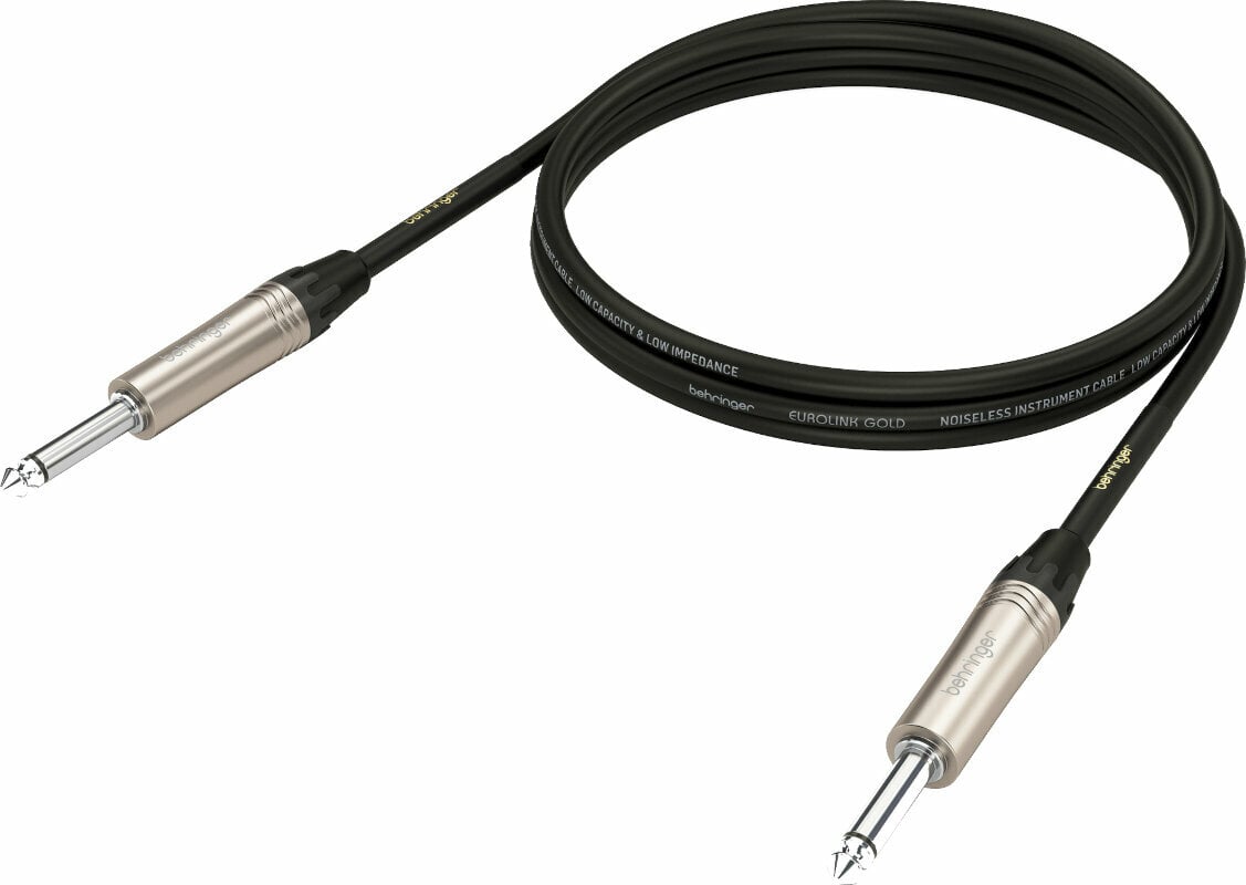 Instrument Cable Behringer GIC-150 Black 1,5 m Straight