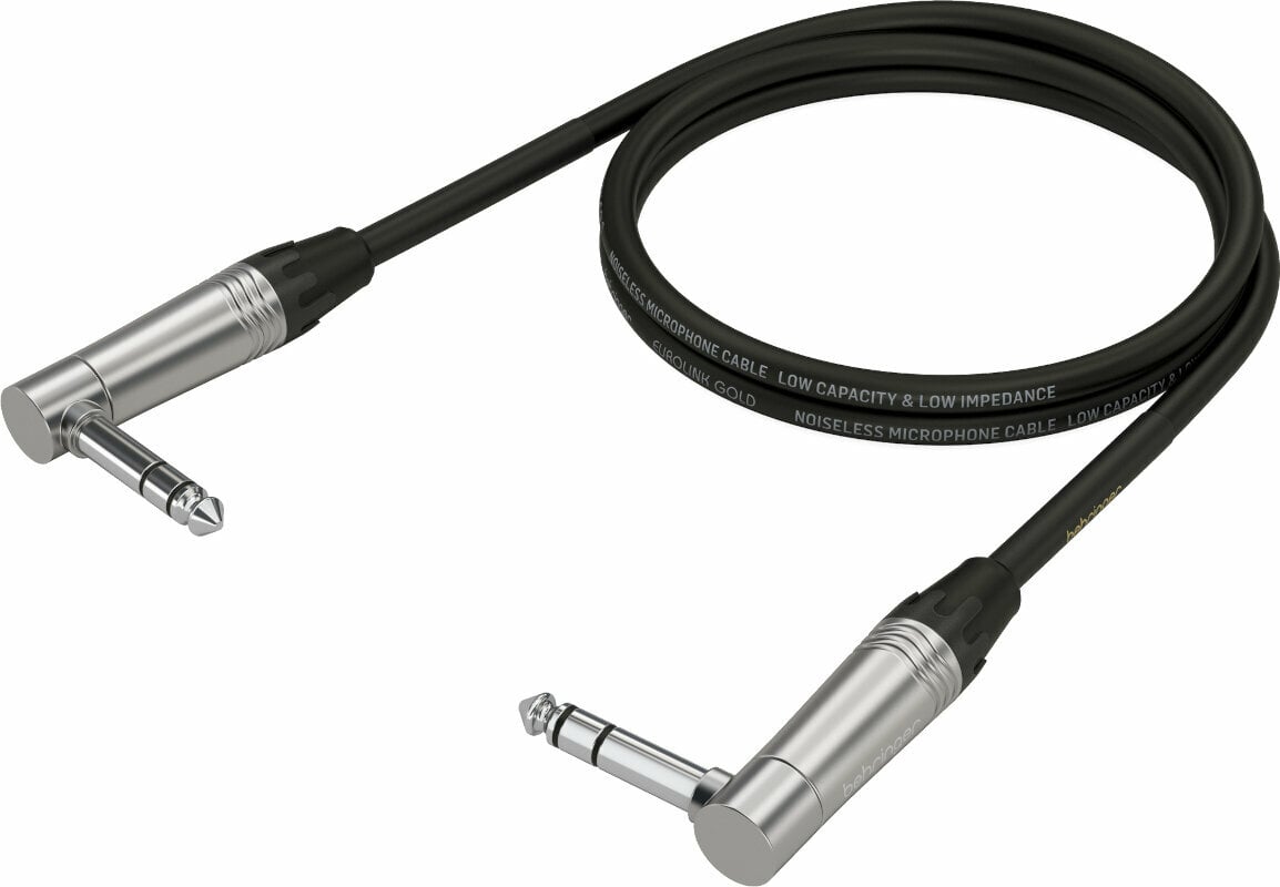 Адаптер кабел /Пач (Patch)кабели Behringer GIC-90 4SR Черeн 0,9 m Ъглов - Ъглов