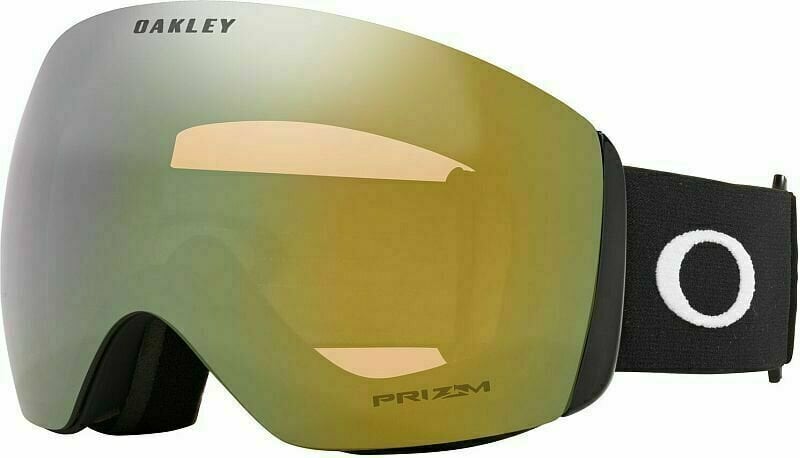 Ski Brillen Oakley Flight Deck 7050C000 Matte Black/Prizm Sage Gold Ski Brillen