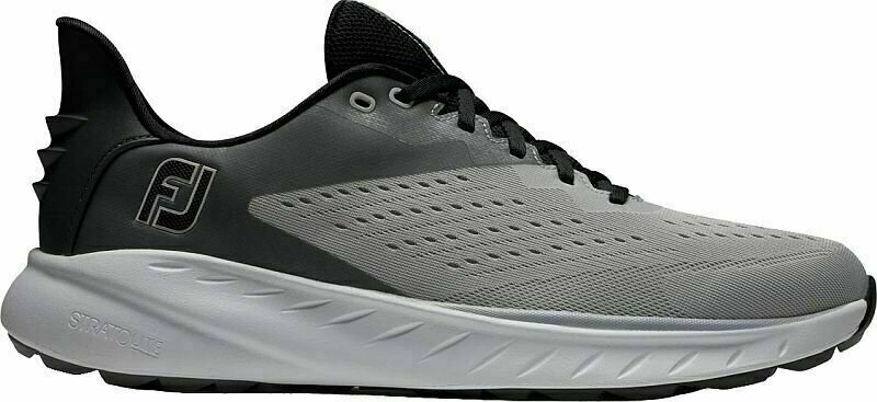 Pánske golfové topánky Footjoy Flex XP Grey/White/Black 44,5