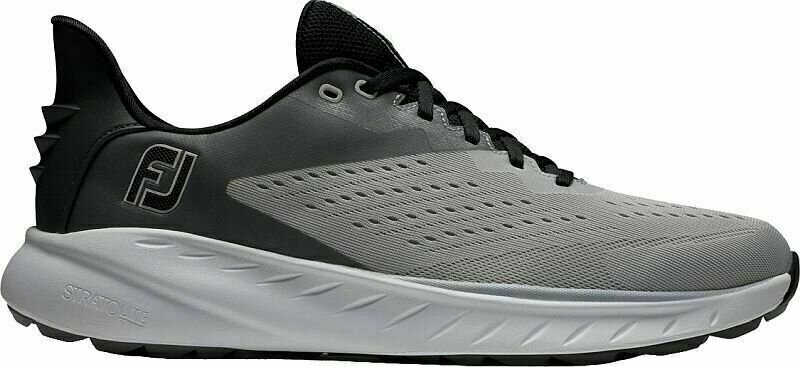 Chaussures de golf pour hommes Footjoy Flex XP Grey/White/Black 45 Chaussures de golf pour hommes