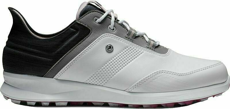 Naisten golfkengät Footjoy Statos White/Black/Pink 40,5
