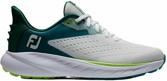 Women's golf shoes Footjoy Flex XP White/Teal/Lime 37 - 1