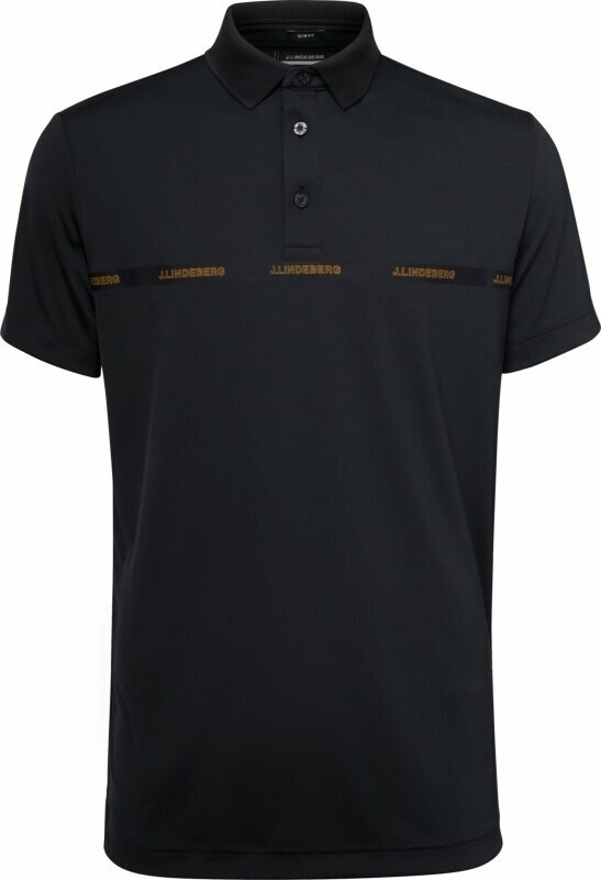 J.Lindeberg Chad Slim Fit Mens Polo Shirt Black L