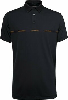 Camiseta polo J.Lindeberg Chad Slim Fit Mens Polo Shirt Black XL - 1