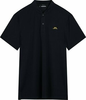 Poloshirt J.Lindeberg Bode Regular Fit Golf Polo Shirt Black M - 1