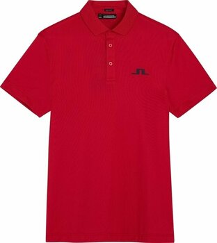Camiseta polo J.Lindeberg Bridge Regular Fit Golf Polo Shirt Barbados Cherry L - 1