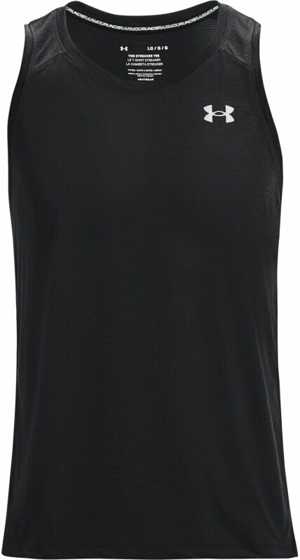 Bluze fără mâneci pentru alergare Under Armour Men's UA Streaker Run Singlet Black/Reflective L Bluze fără mâneci pentru alergare