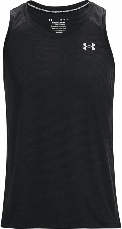 Bluze fără mâneci pentru alergare Under Armour Men's UA Streaker Run Singlet Black/Reflective M Bluze fără mâneci pentru alergare