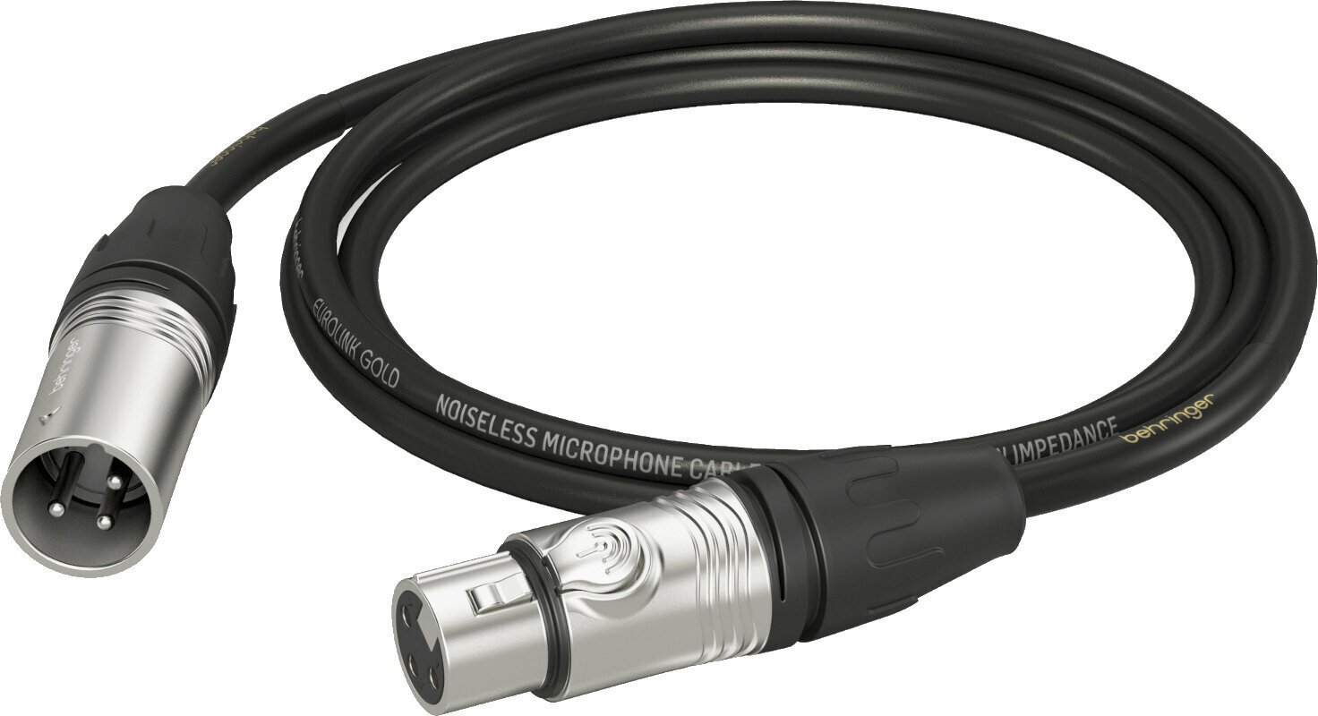Microphone Cable Behringer GMC-150 Black 1,5 m (Just unboxed)