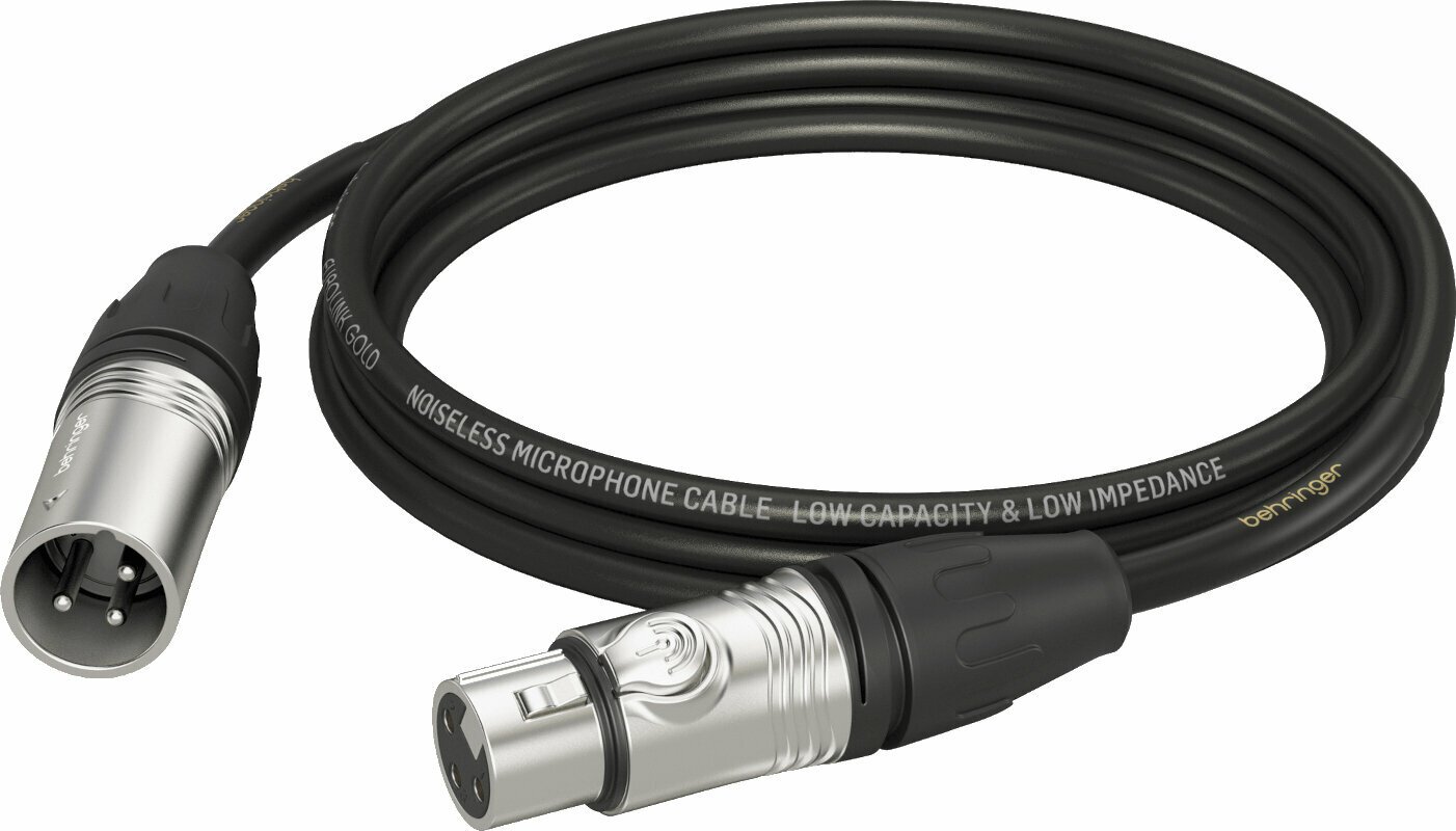 Microphone Cable Behringer GMC-300 Black 3 m