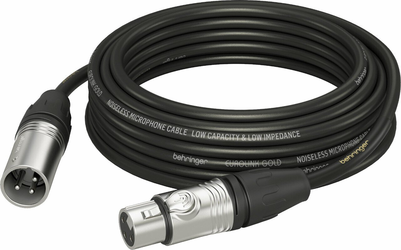 Mikrofon kábel Behringer GMC-1000 Fekete 10 m
