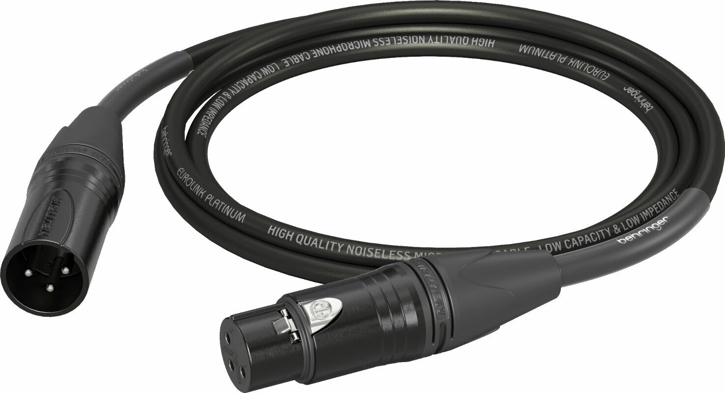 Mikrofon kábel Behringer PMC-150 Fekete 1,5 m