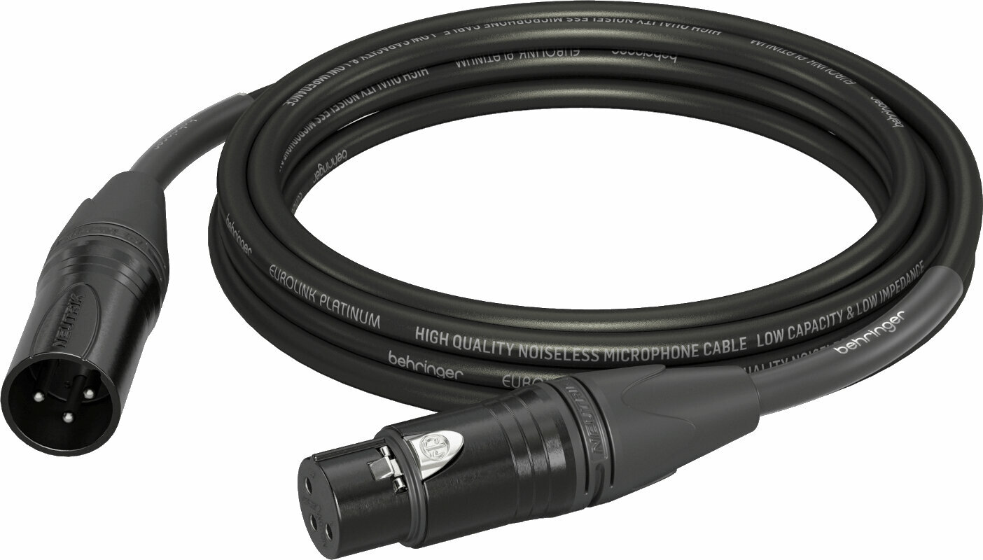 Câble pour microphone Behringer PMC-500 Noir 5 m