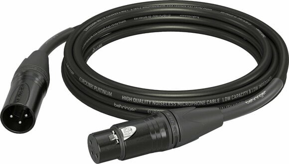 Mikrofon kábel Behringer PMC-500 Fekete 5 m - 1