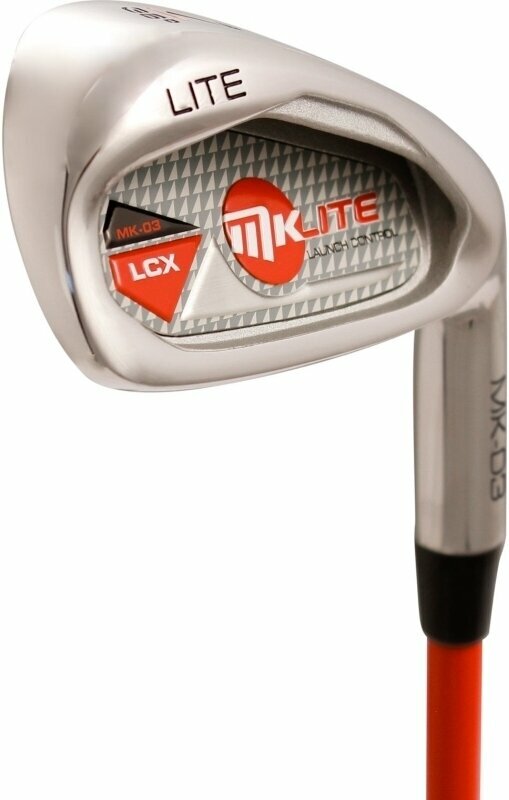 Стик за голф - Метални MKids Golf MK Lite 7 Iron Rh Red 53in - 135cm
