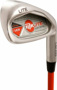 Стик за голф - Метални MKids Golf MK Lite 7 Iron Rh Red 53in - 135cm - 1