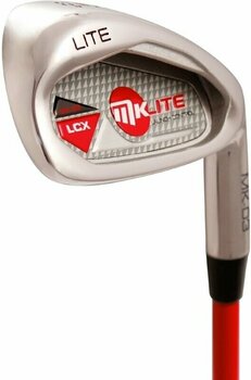 Стик за голф - Метални MKids Golf MK Lite 8 Iron RH Red 53in - 135cm - 1
