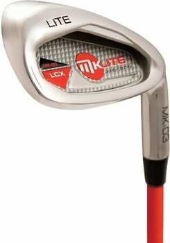 Стик за голф - Метални MKids Golf MK Lite SW Iron RH Red 53in - 135cm - 1
