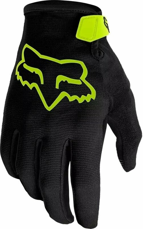 Photos - Cycling Gloves Fox Ranger Gloves Black/Yellow XL Bike-gloves 30142-019-XL 
