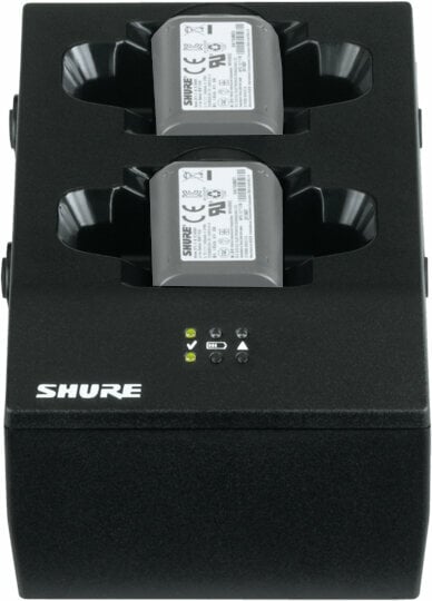 Carregador de bateria para sistemas sem fios Shure SBC200-E
