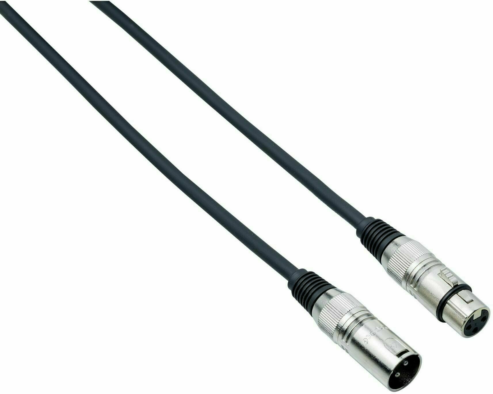Mikrofon kábel Bespeco IROMB50 Fekete 0,5 m
