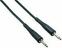 Cablu Patch, cablu adaptor Bespeco PY50 Negru 50 cm Drept - Drept