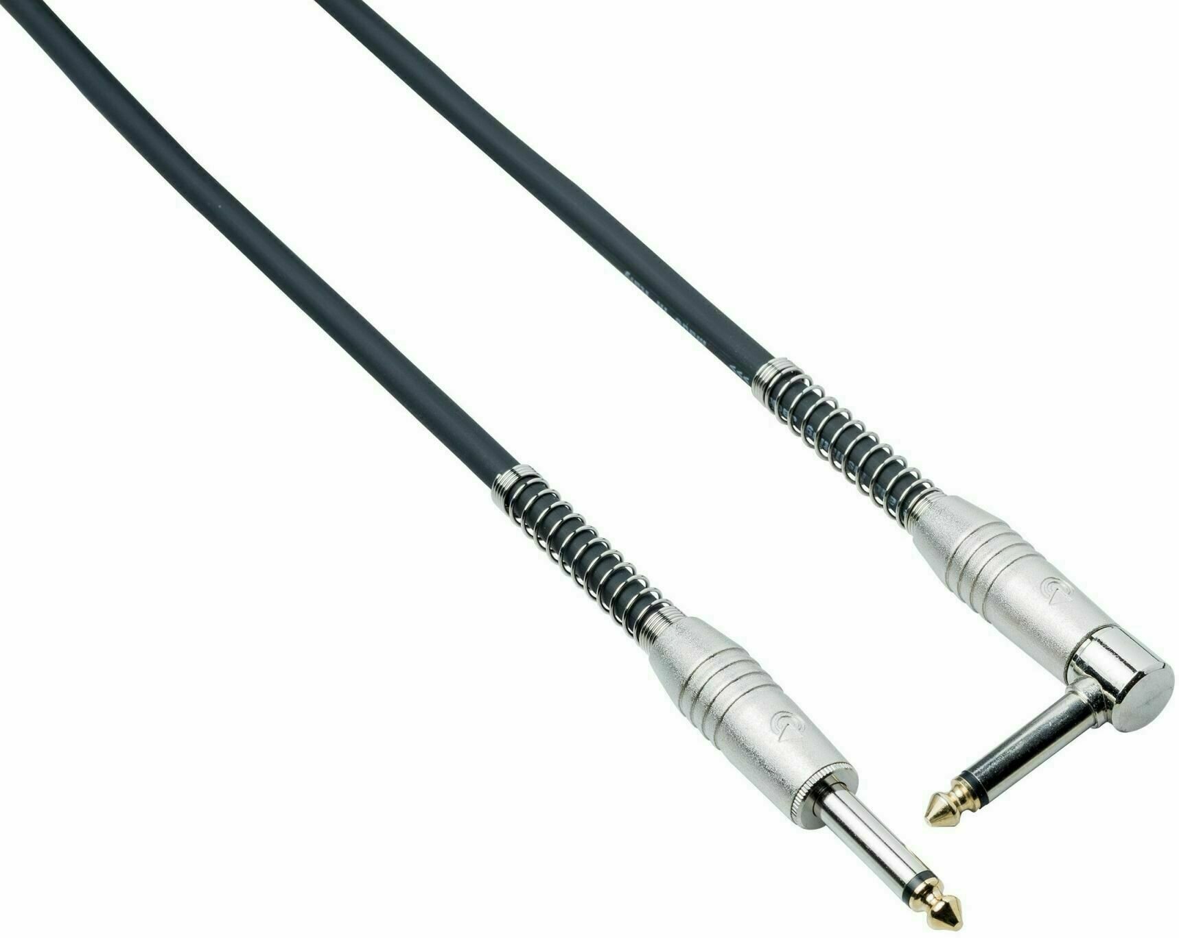 Инструментален кабел Bespeco CLA500 Черeн 5 m Директен - Ъглов