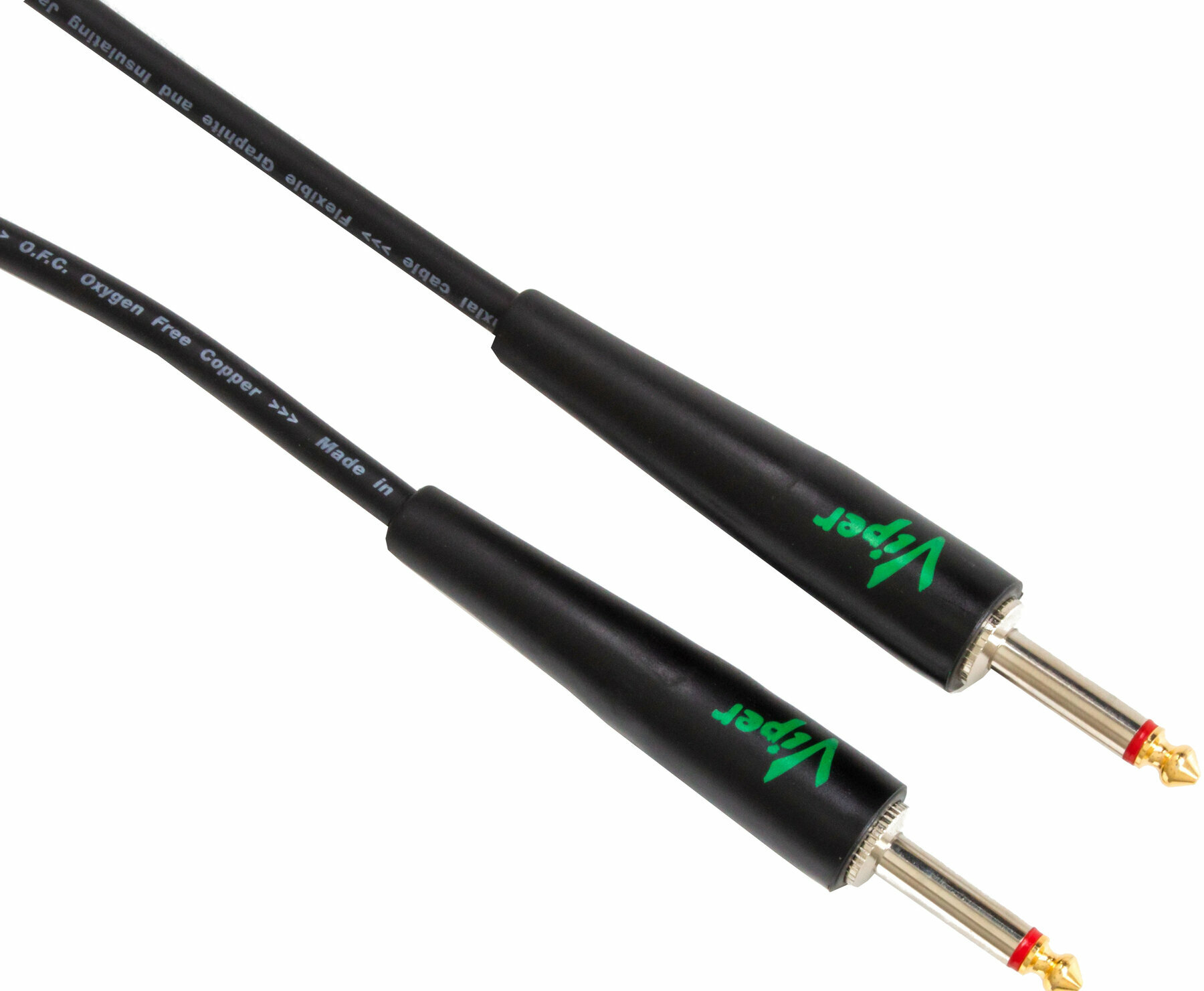 Adapter/Patch-kabel Bespeco VIPER 30 Sort 30 cm Lige - Lige