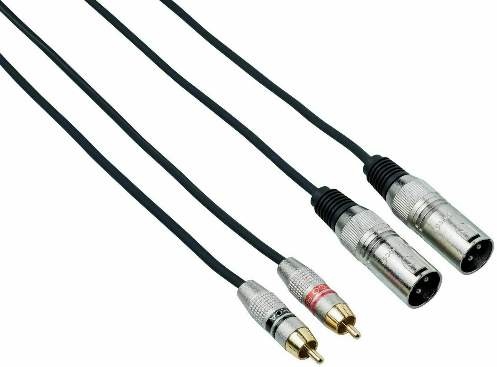 Audio kábel Bespeco RCM150 1,5 m Audio kábel