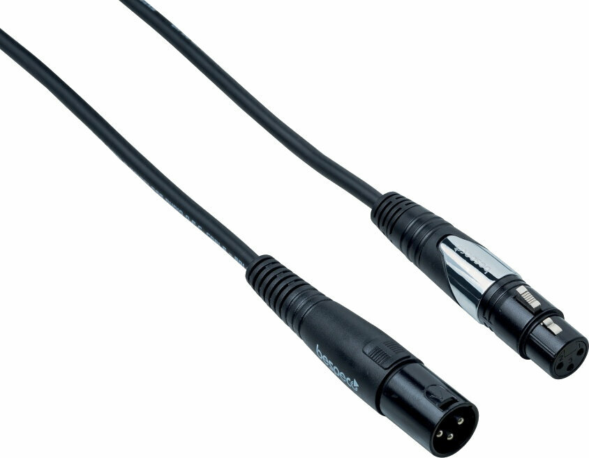 Cablu complet pentru microfoane Bespeco HDFM300 Negru 3 m