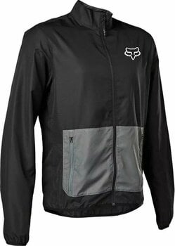 Kolesarska jakna, Vest FOX Ranger Wind Jacket Black S Jakna - 1