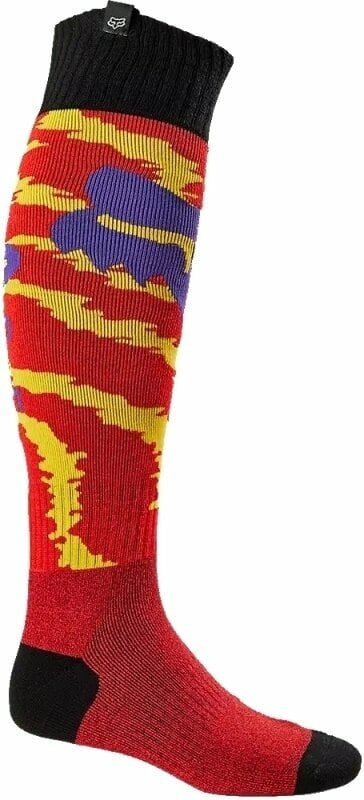 Chaussettes FOX Chaussettes 180 Nuklr Socks Fluo Red S